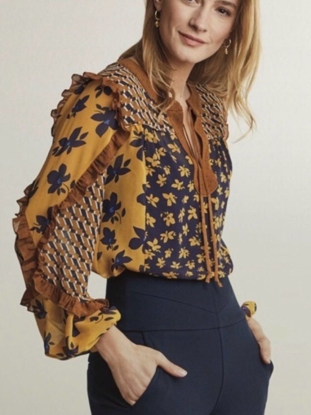 Cabi Harmony Blouse Top Women’s Small